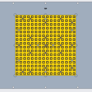 Ku-band 384-Channel 2D phased array antenna